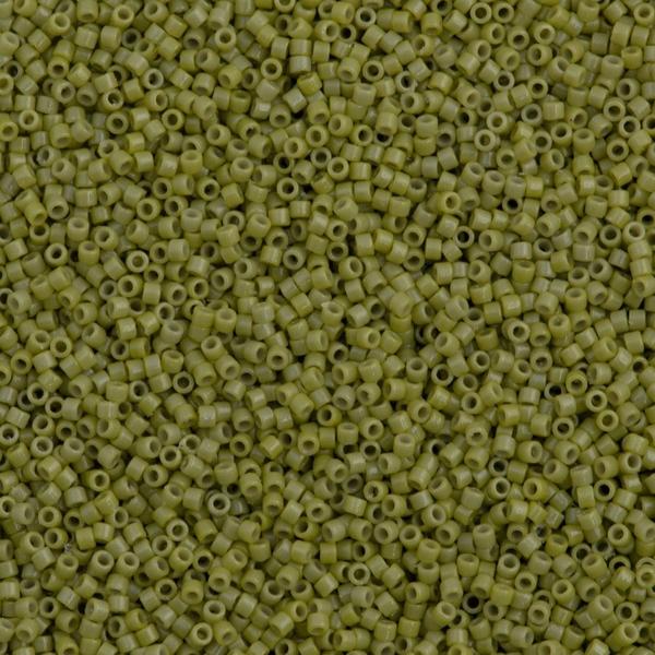25g Miyuki Delica Seed Bead 11/0 Duracoat Dyed Opaque Cactus DB2124