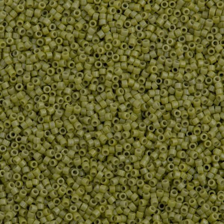 25g Miyuki Delica Seed Bead 11/0 Duracoat Dyed Opaque Cactus DB2124