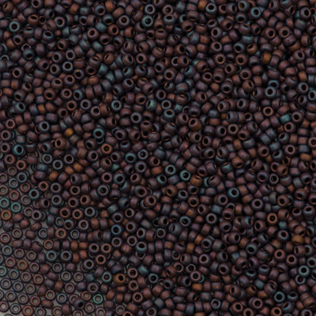 Miyuki Round Seed Bead 11/0 Metallic Matte Copper (2005)