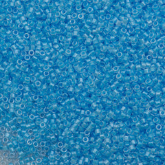 Miyuki Delica Seed Bead 11/0 Luminous Ocean Blue 2-inch Tube DB2039