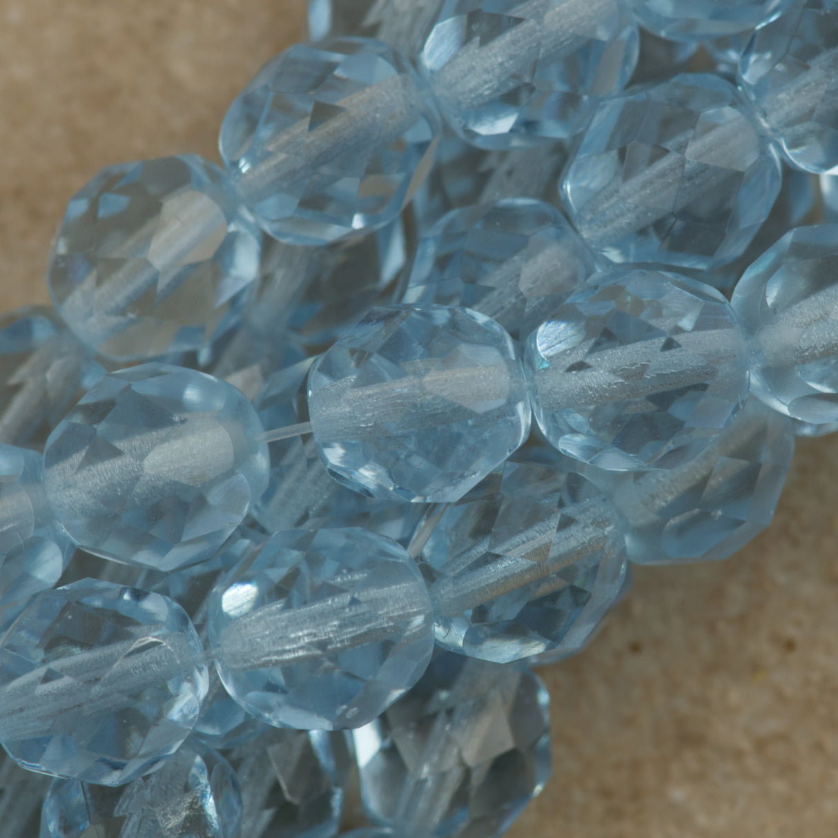 50 Czech Fire Polished 8mm Round Bead Alexandrite (20210)