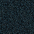 Miyuki Round Seed Bead 11/0 Transparent Steel Blue Luster 22g Tube (390)