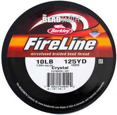 Crystal Fireline 10Lb .25mm Beading Thread 125 yard Spool