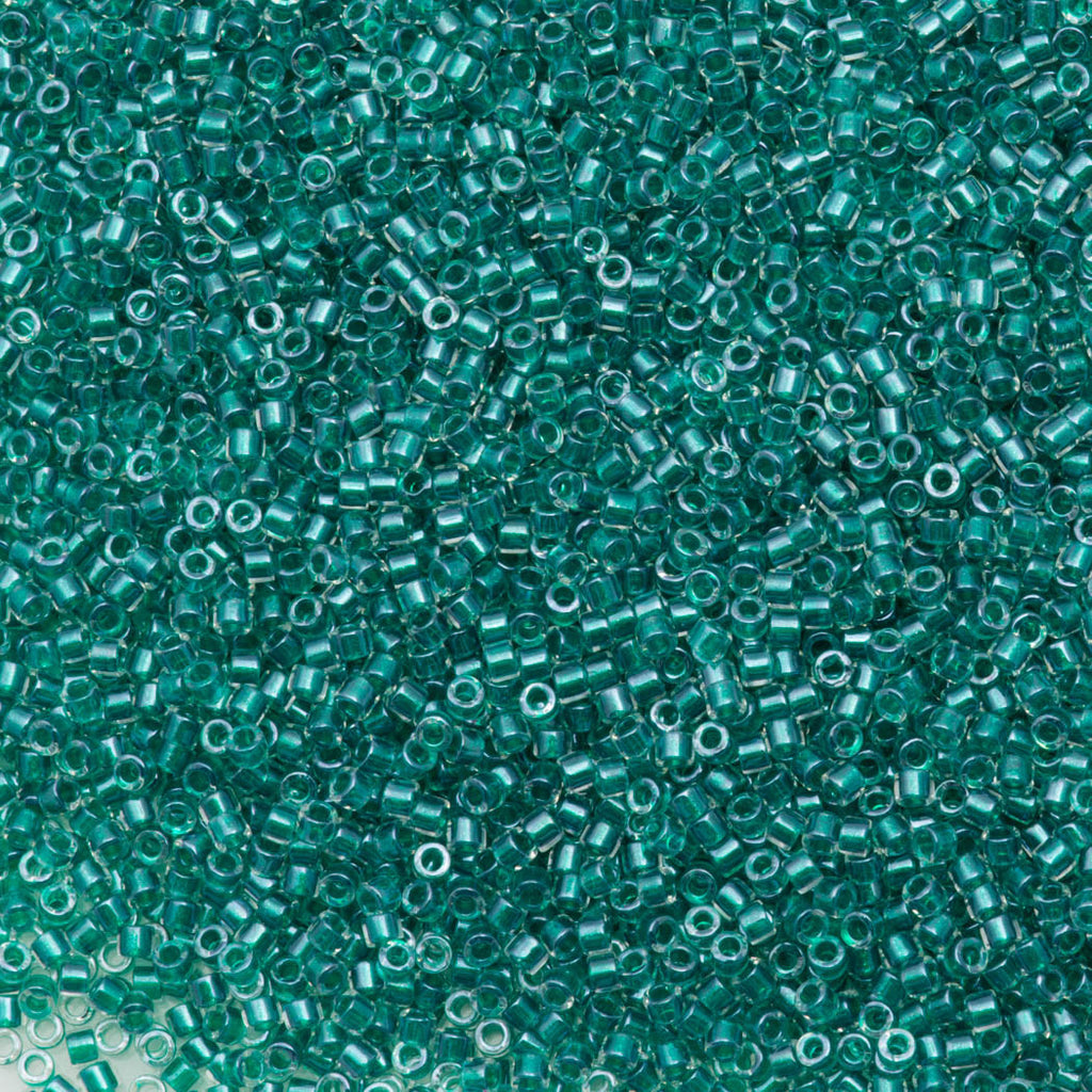 25g Miyuki Delica Seed Bead 11/0 Inside Dyed Color Teal DB918