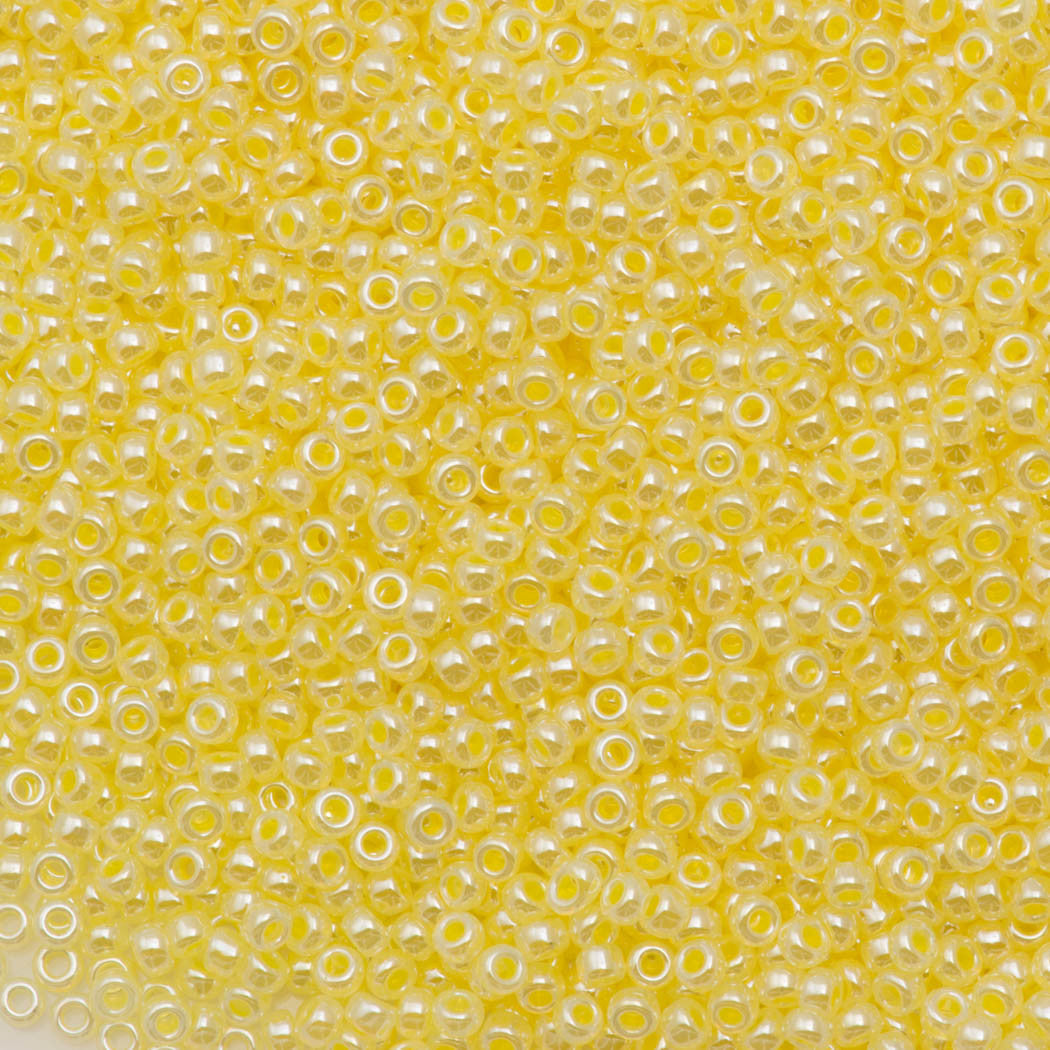 Miyuki Round Seed Bead 11/0 Lemon Ice Ceylon 22g Tube (514D)