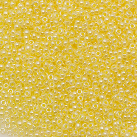 Miyuki Round Seed Bead 11/0 Lemon Ice Ceylon 22g Tube (514D)