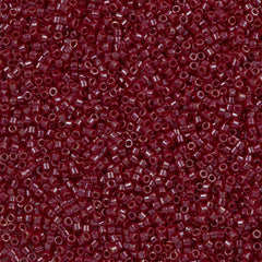 Miyuki Delica Seed Bead 11/0 Opaque Luster Berry 2-inch Tube DB1564