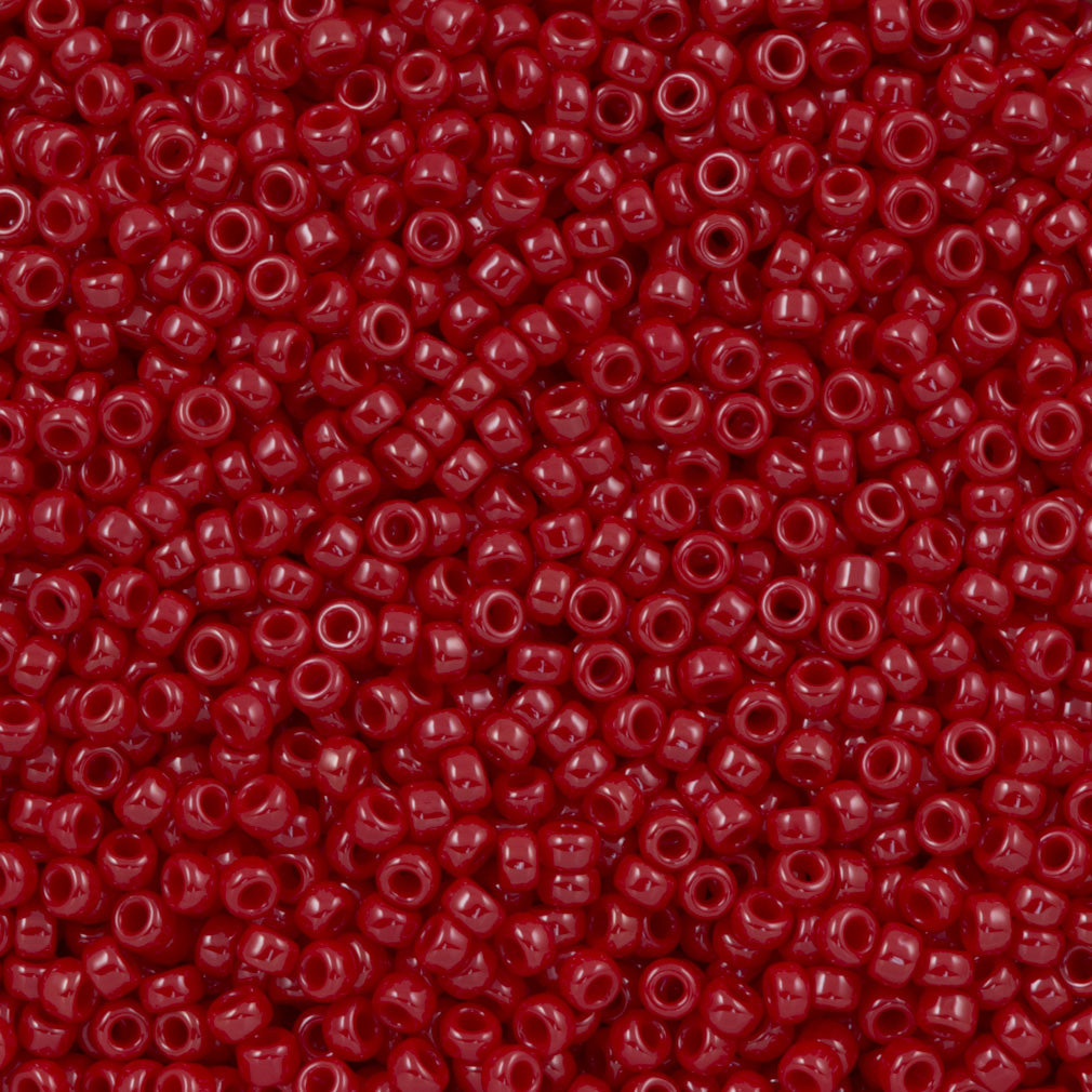 Miyuki Round Seed Bead 11/0 Opaque Red Luster (426)