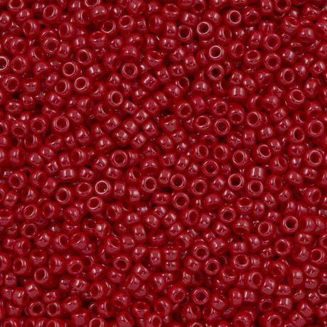 Miyuki Round Seed Bead 11/0 Opaque Red Luster (426)