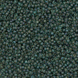 Miyuki Round Seed Bead 11/0 Transparent Olivine Picasso 22g Tube (4506)