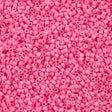 Miyuki Delica Seed Bead 11/0 Opaque Dyed Bright Rose 2-inch Tube DB1371