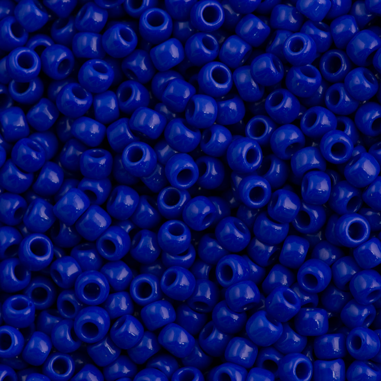 Toho Round Seed Bead 8/0 Opaque Cobalt 2.5-inch tube (48)