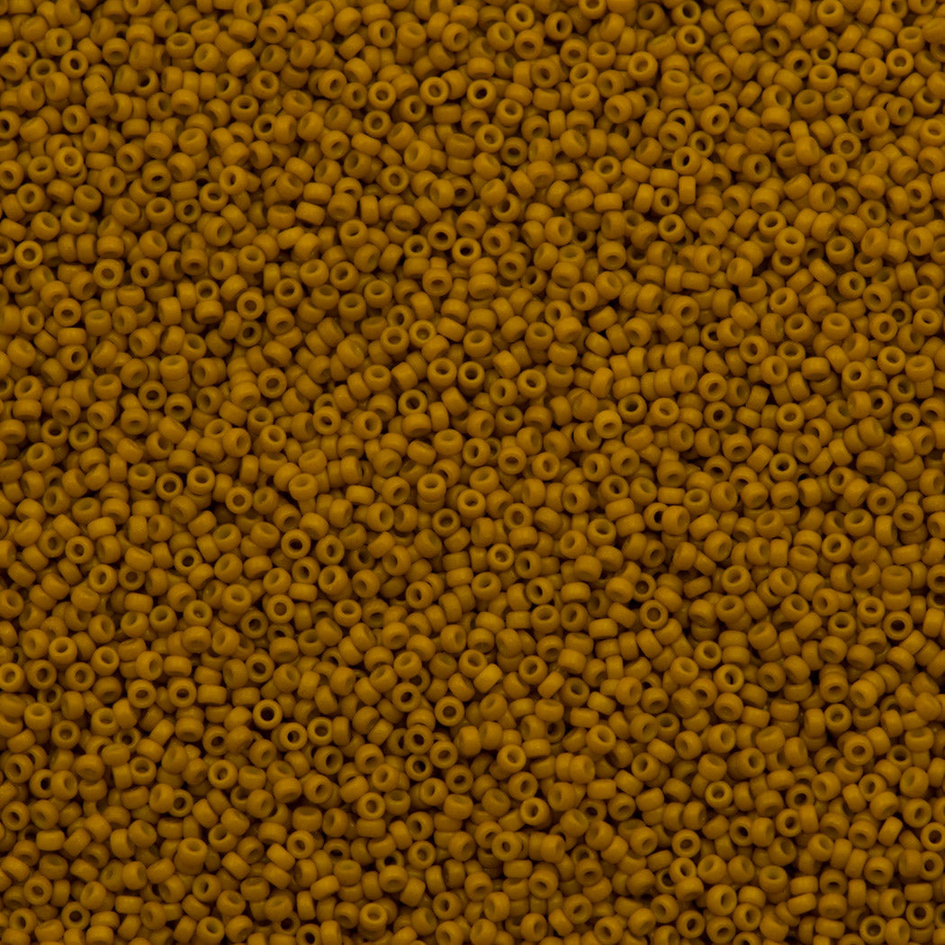 Miyuki Round Seed Bead 15/0 Duracoat Opaque Hawthorne 2-inch Tube (4456)-indoor