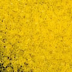 Miyuki Delica Seed Bead 11/0 Transparent Light Yellow 2-inch Tube DB1301