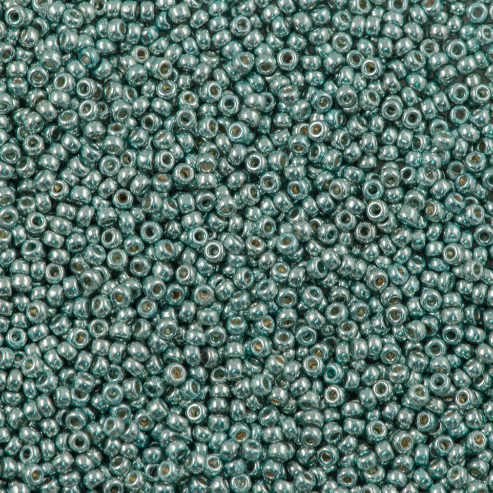 Miyuki Round Seed Bead 11/0 Duracoat Galvanized Pale Sea Foam 22g Tube (4216)