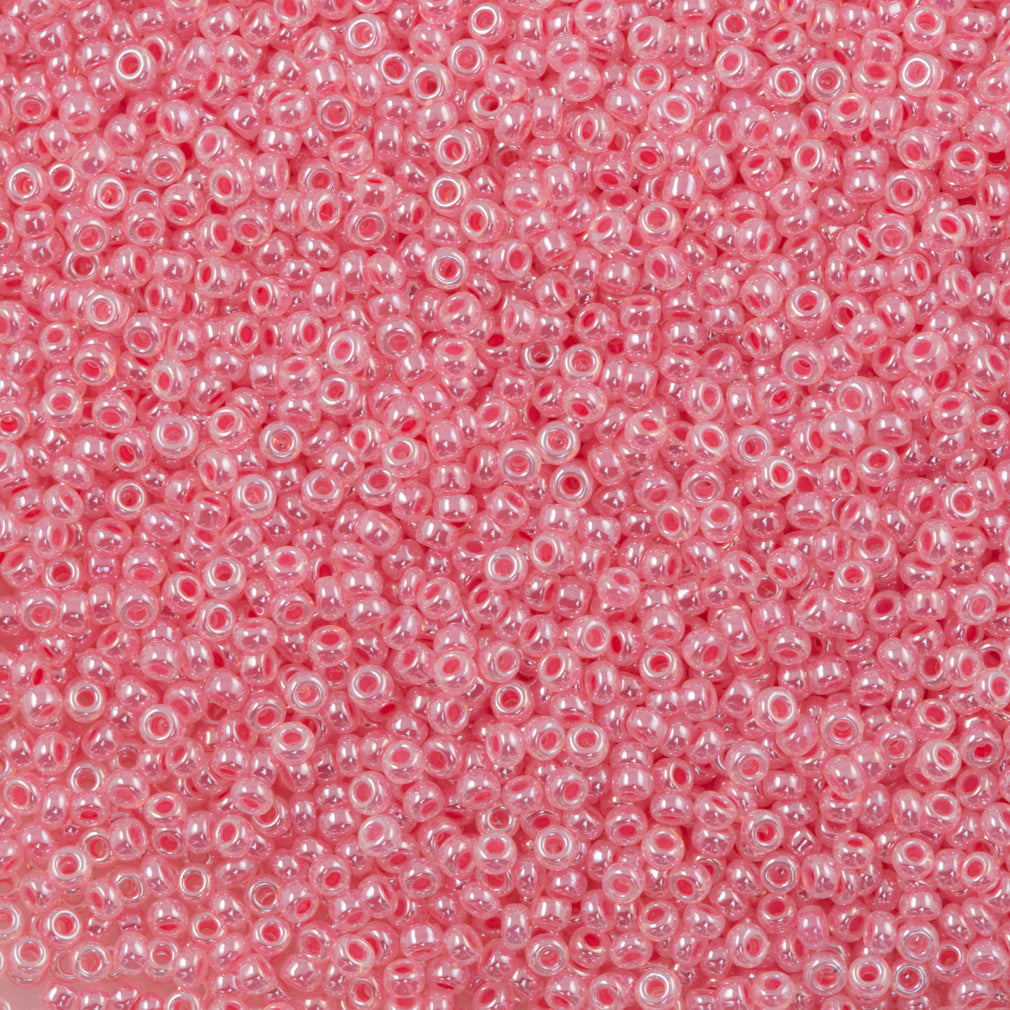 50g Miyuki Round Seed Bead 11/0 Rose Ceylon (535)