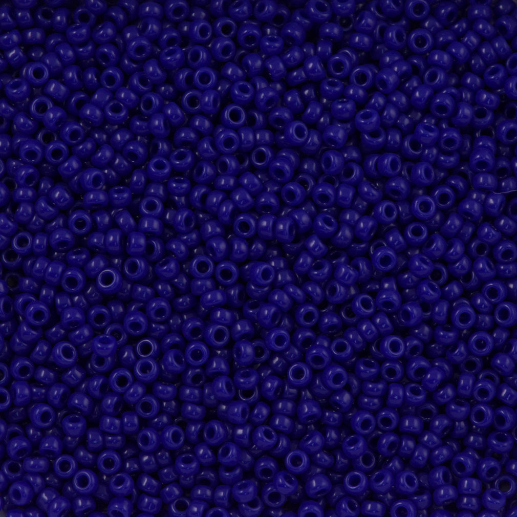 Miyuki Round Seed Bead 15/0 Opaque Cobalt 2-inch Tube (414)
