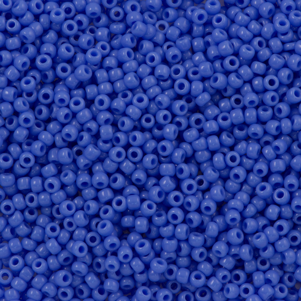 Toho Round Seed Bead 11/0 Opaque Light Cobalt 2.5-inch Tube (48L)