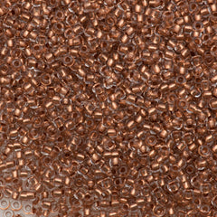 50g Czech Seed Bead 10/0 Copper Lined Crystal (68105)