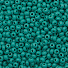 Czech Seed Bead 6/0 Opaque Turquoise Green 50g (63130)