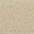 Miyuki Round Seed Bead 15/0 Opaque Matte Cream 2-inch Tube (2021)