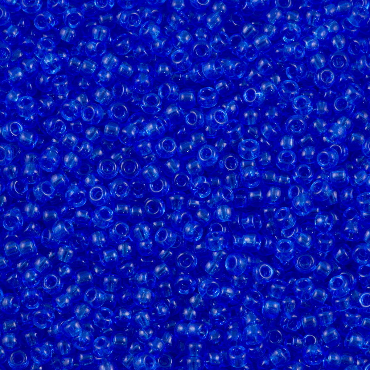 Miyuki Round Seed Bead 11/0 Transparent Blue 22g Tube (150)