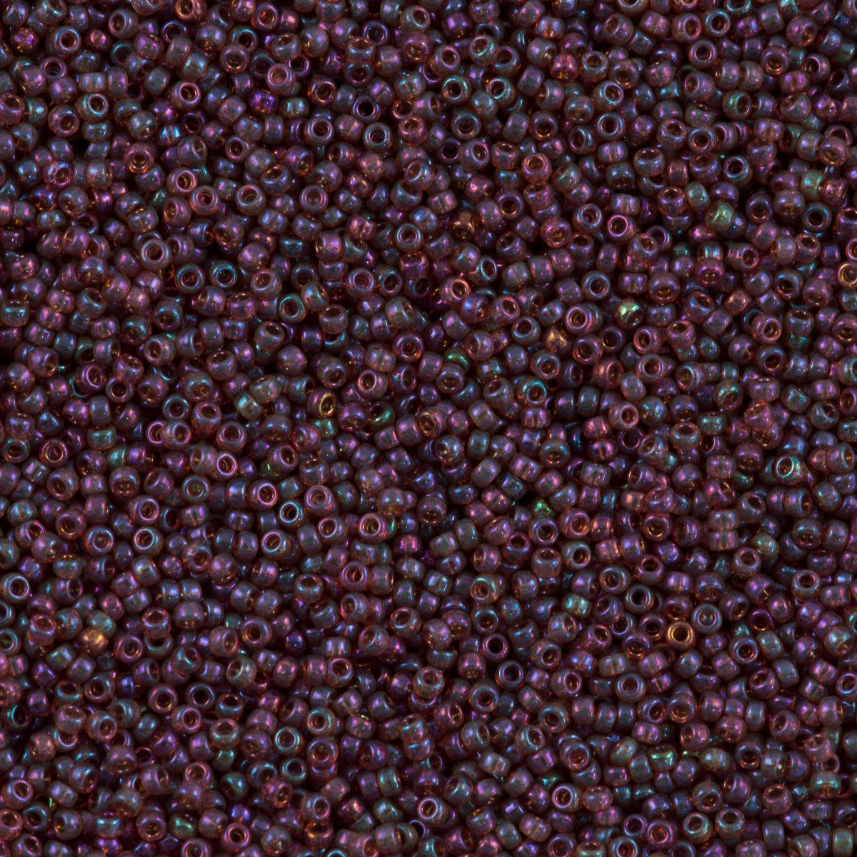 50g Miyuki Round Seed Bead 11/0 Raspberry Gold Luster (302)