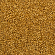 Miyuki Delica Seed Bead 11/0 Matte 24kt Gold Plated 2-inch Tube DB331