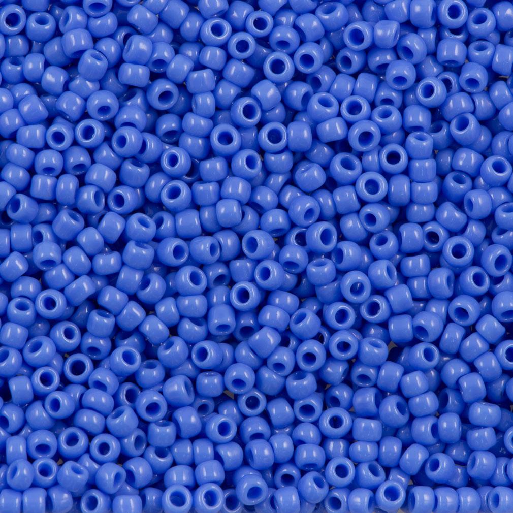 50g toho Round Seed Bead 8/0 Opaque Light Cobalt (48L)