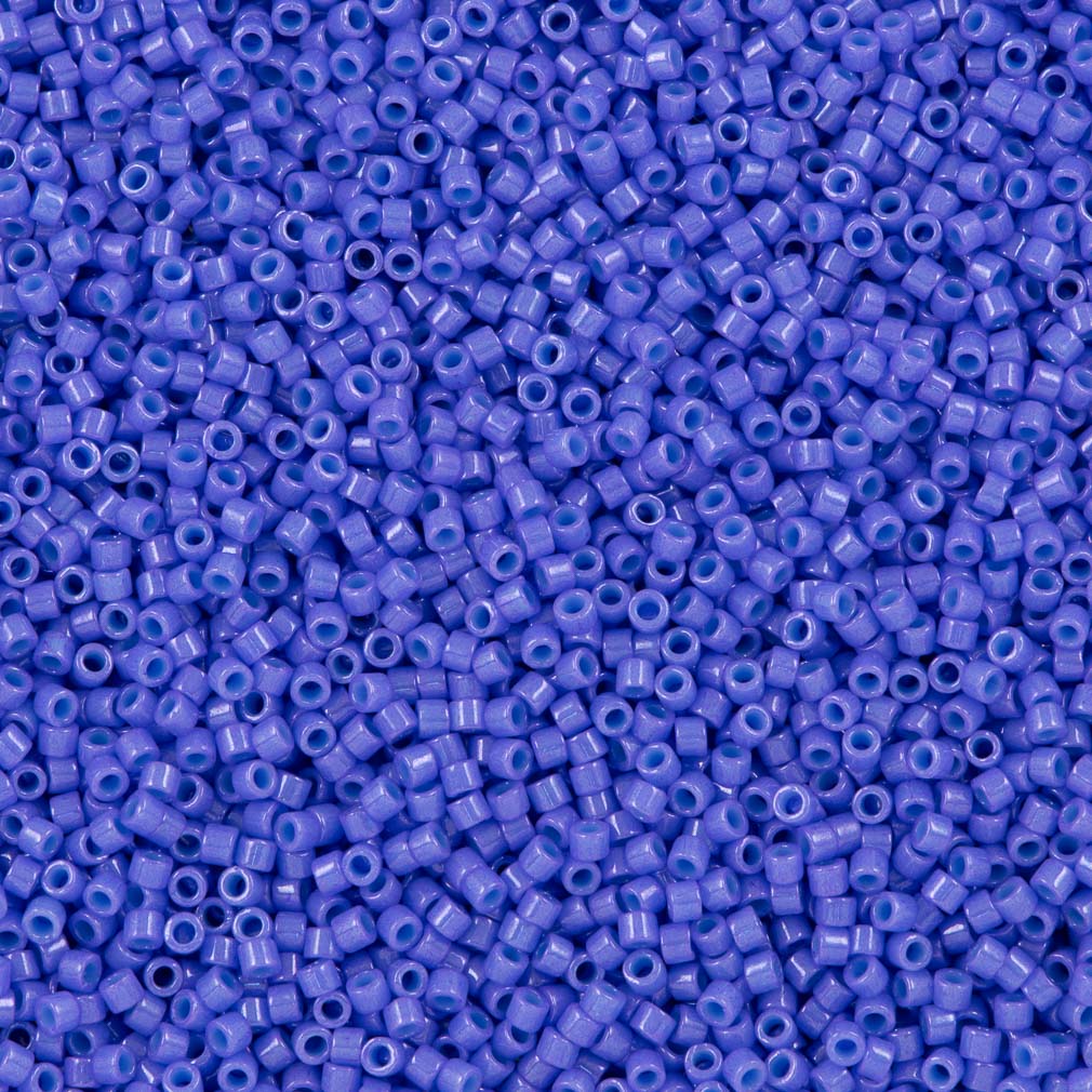 Miyuki Delica Seed Bead 11/0 Dyed Opaque Purple 2-inch Tube DB661
