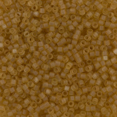 Miyuki Delica Seed Bead 11/0 Matte Transparent Dyed Sand 2-inch Tube DB771