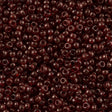 Miyuki Round Seed Bead 11/0 Ruby Gold Luster 22g Tube (304)