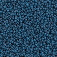 50g Miyuki Round Seed Bead 11/0 Opaque Matte Denim (2074)