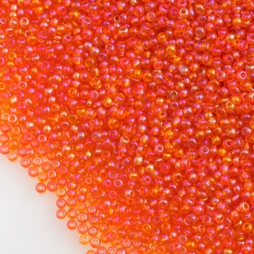 Czech Seed Bead 11/0 Hyacinth AB 2-inch Tube (91000)