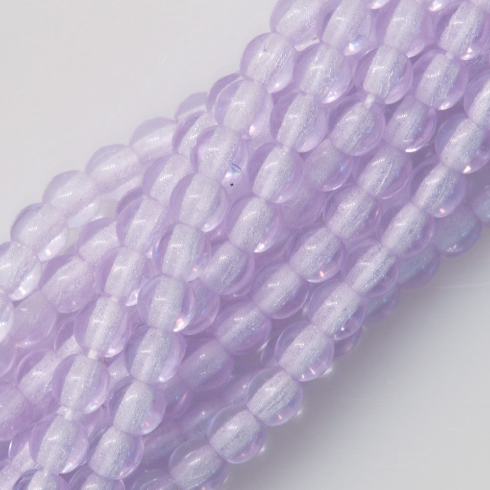 200 Czech 4mm Pressed Glass Round Beads Alexandrite (20210)