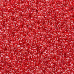 50g Toho Round Seed Bead 11/0 Inside Color Lined Watermelon (341)