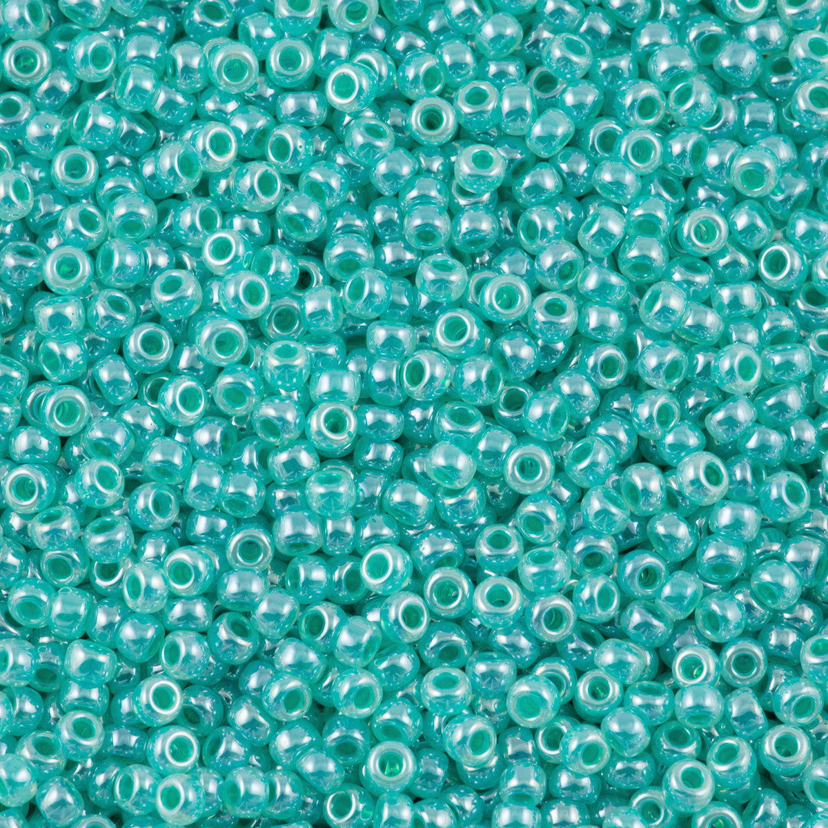 Miyuki Round Seed Bead 8/0 Turquoise Ceylon 22g Tube (536)
