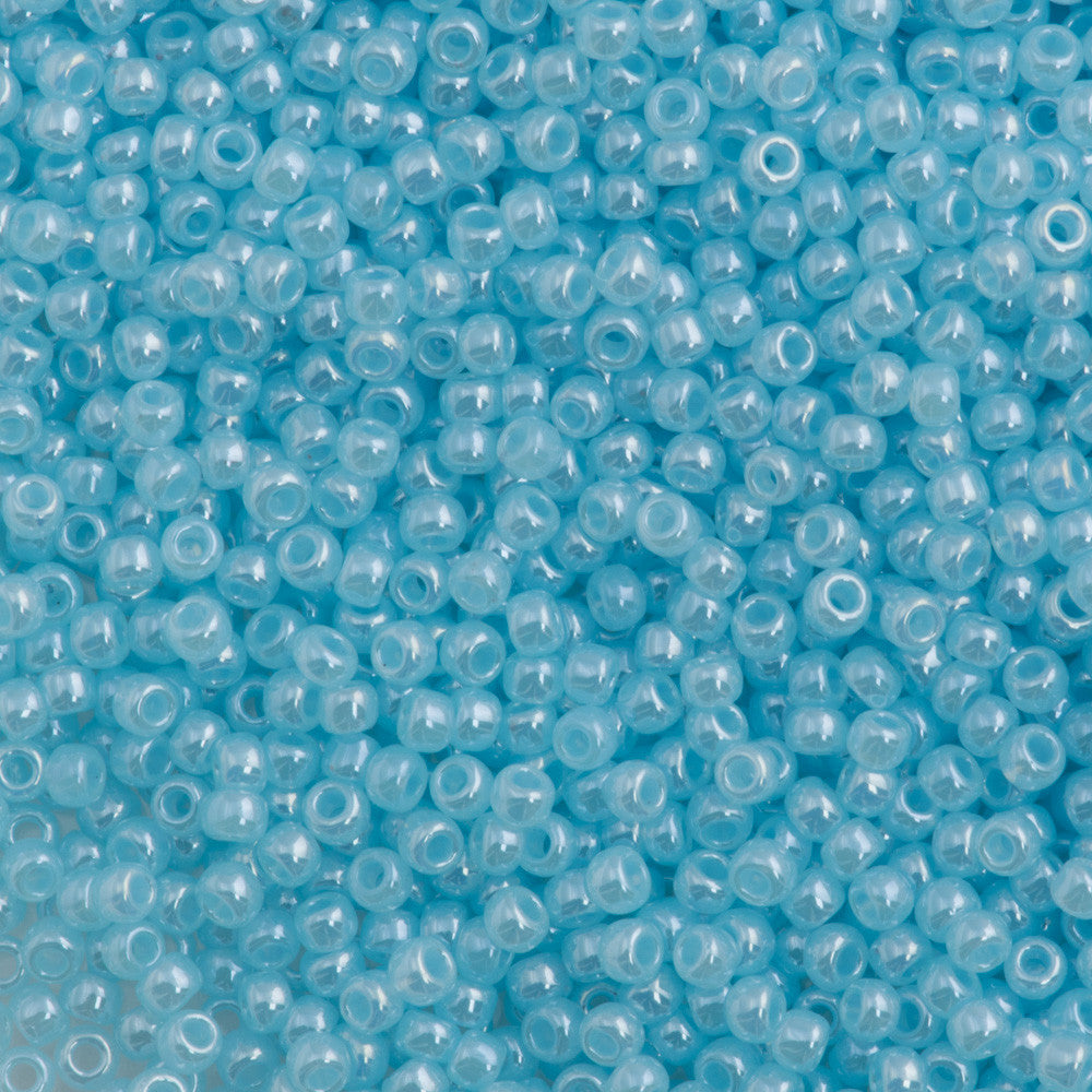 Toho Round Seed Bead 11/0 Ceylon Pastel Blue 2.5-inch Tube (143)