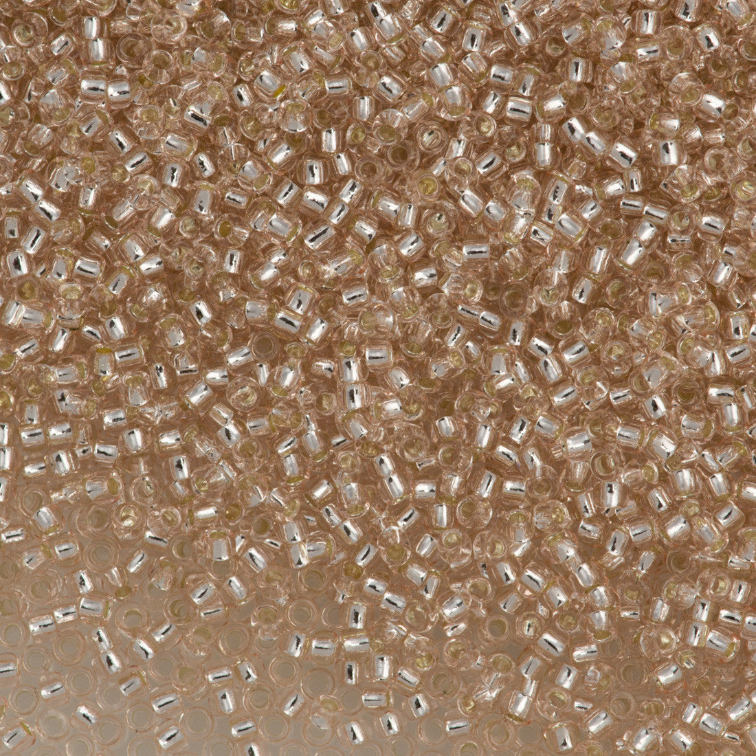 Toho Round Seed Bead 15/0 Silver Lined Champagne 2.5-inch Tube (31)