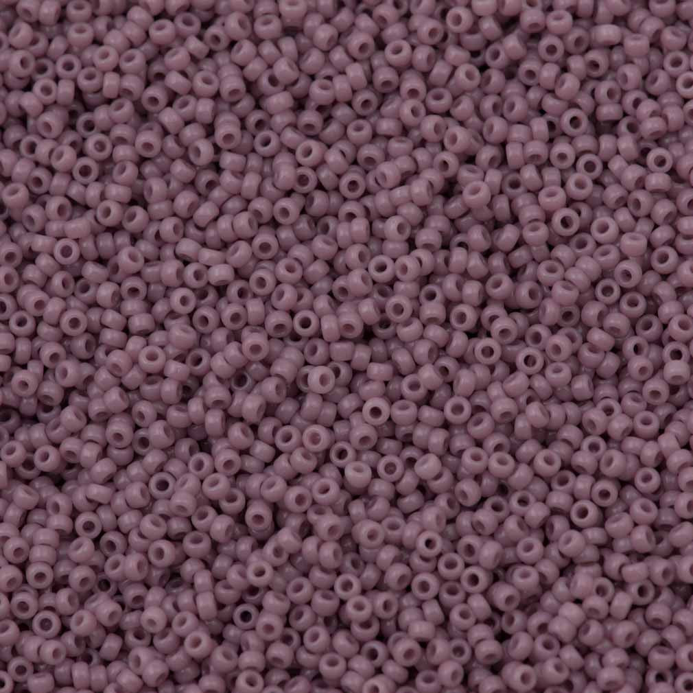 Miyuki Round Seed Bead 15/0 Opaque Lavender 2-inch Tube (410)