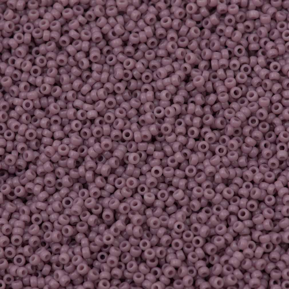50g Miyuki Round Seed Bead 11/0 Opaque Lavender (410)
