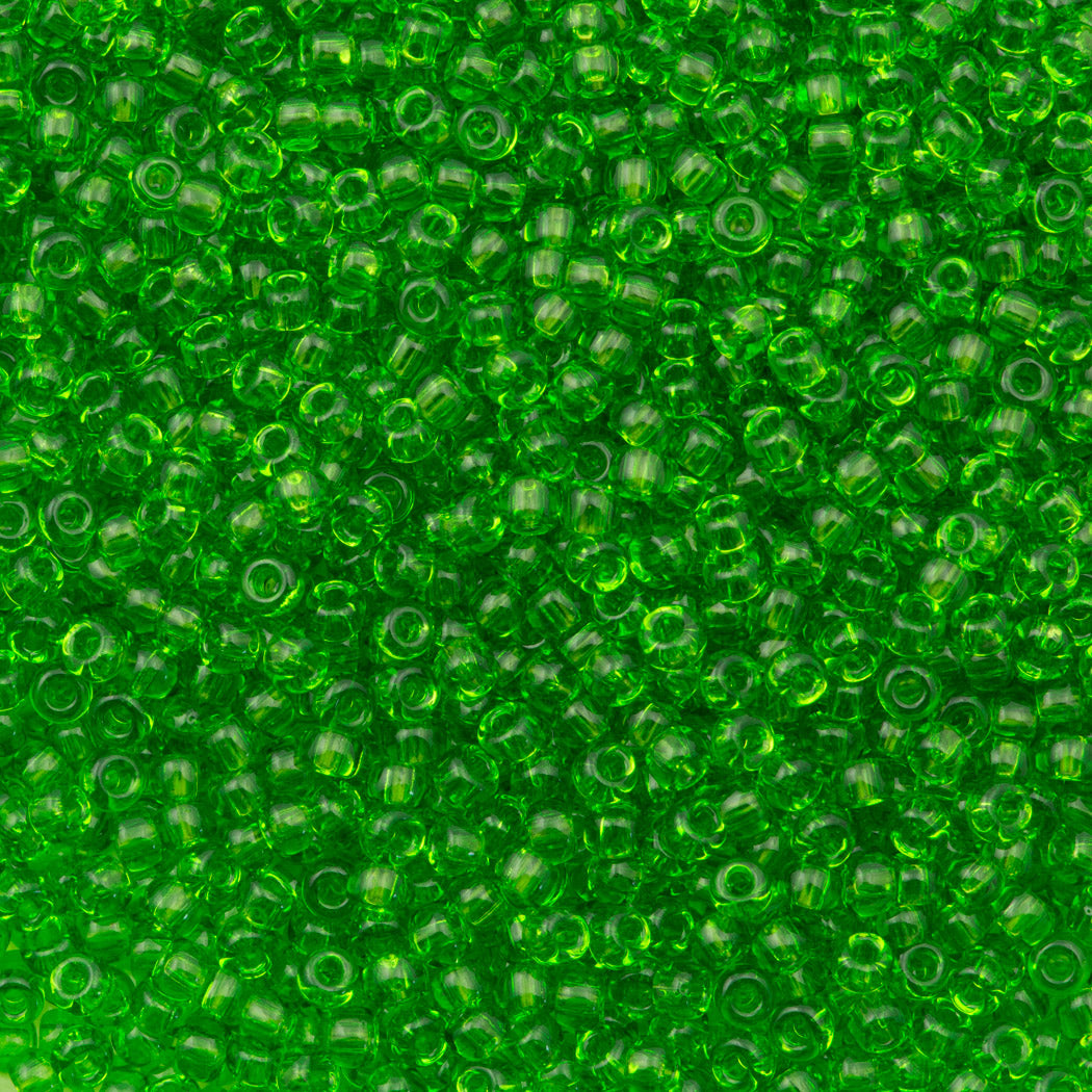 Miyuki Round Seed Bead 8/0 Transparent Light Green 22g Tube (144)