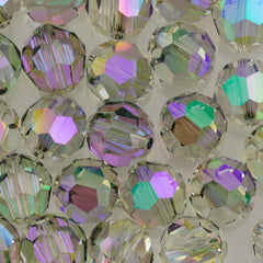 6 TRUE CRYSTAL 10mm Round Bead Crystal Paradise Shine (001 PARSH)