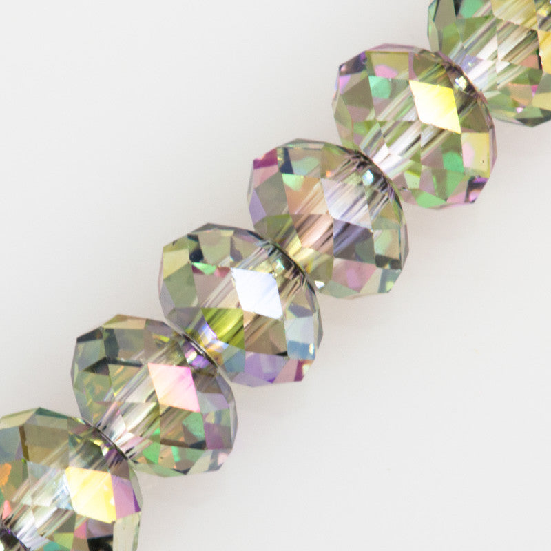 TRUE CRYSTAL 6x4mm Rondelle Bead Paradise Shine (001 PARSH)