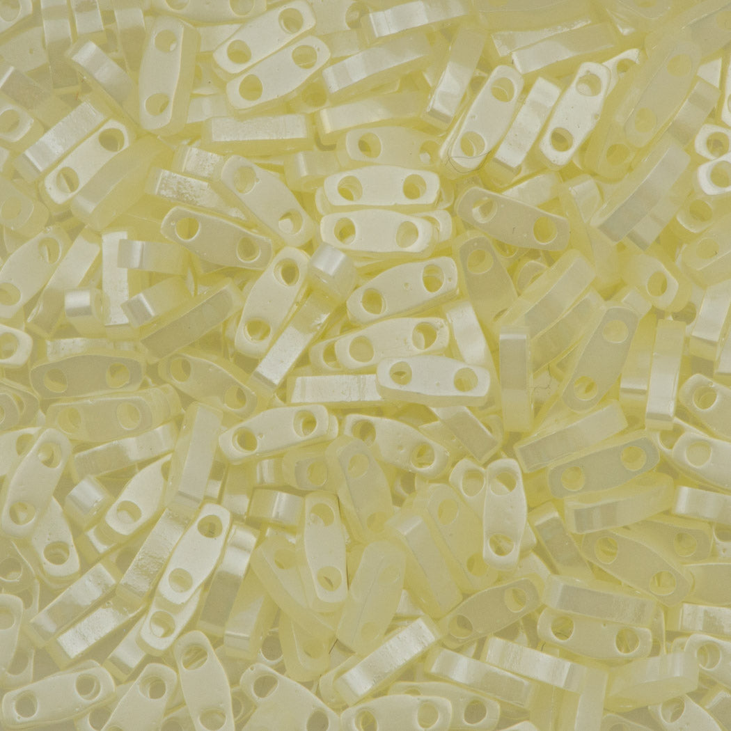 Miyuki Quarter Tila Seed Bead Butter Cream Ceylon 7g Tube (513)