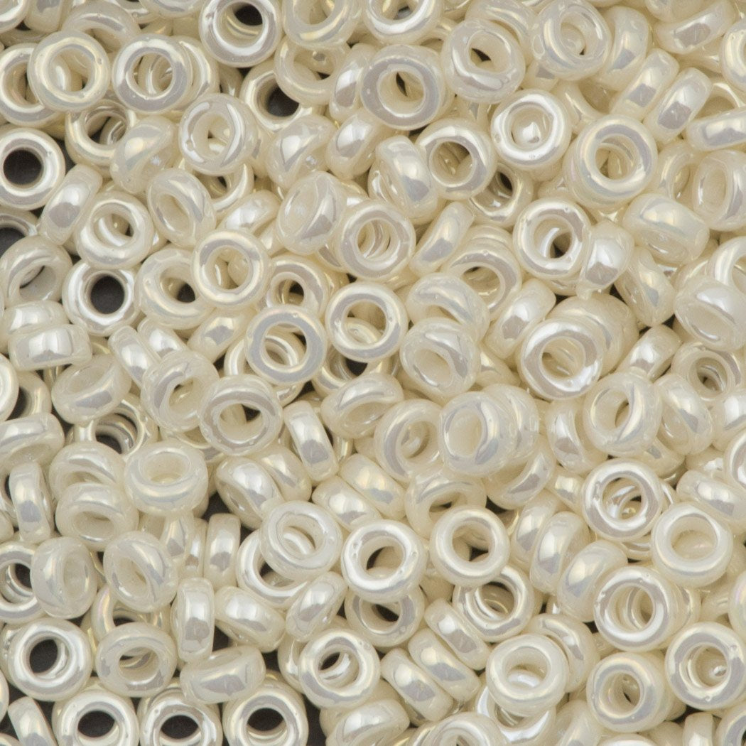 Miyuki 3mm Spacer Beads Antique Pearl Ceylon 8g Tube (592)