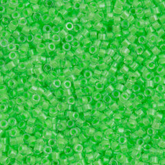 25g Miyuki Delica Seed Bead 11/0 Luminous Mint Green DB2040