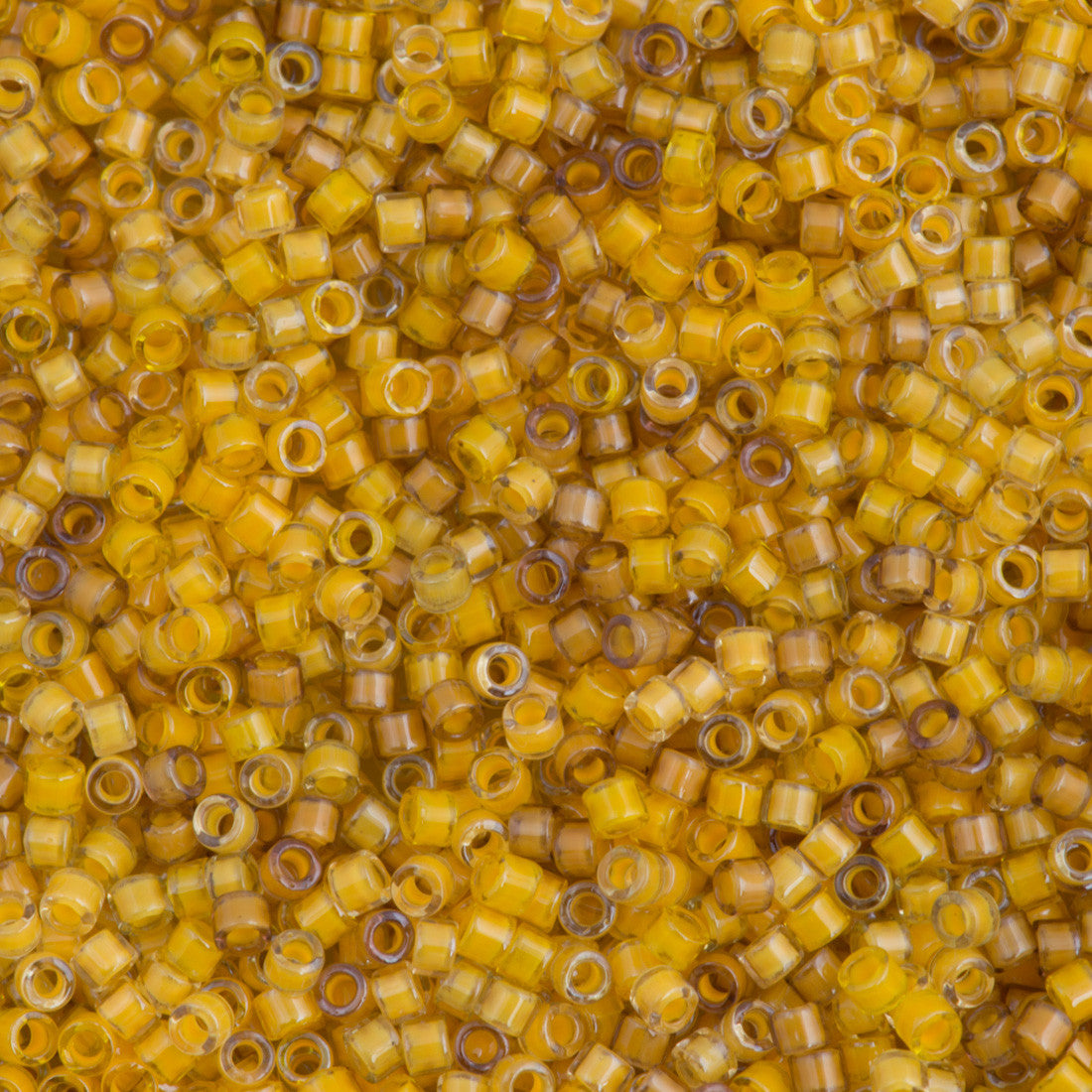 Miyuki Delica Seed Bead 11/0 Luminous Sunshine 2-inch Tube DB2061