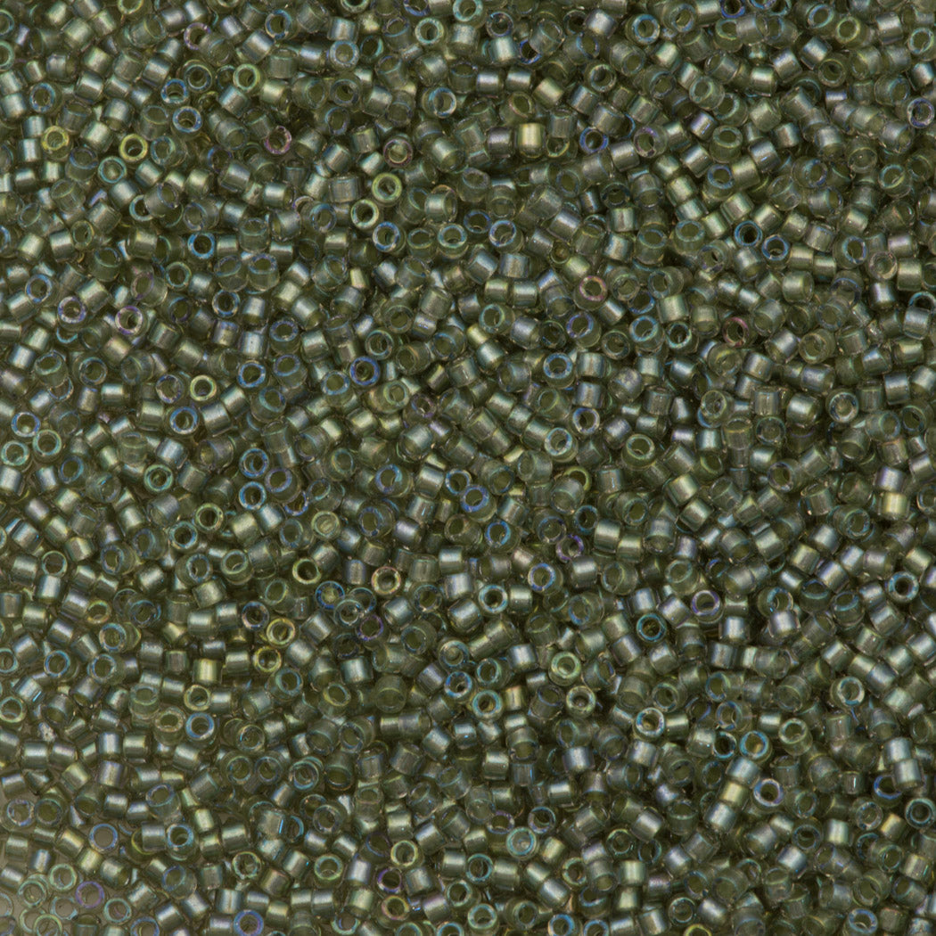 Miyuki Delica Seed Bead 11/0 Fancy Inside Dyed Silver Streak 2-inch Tube DB2378