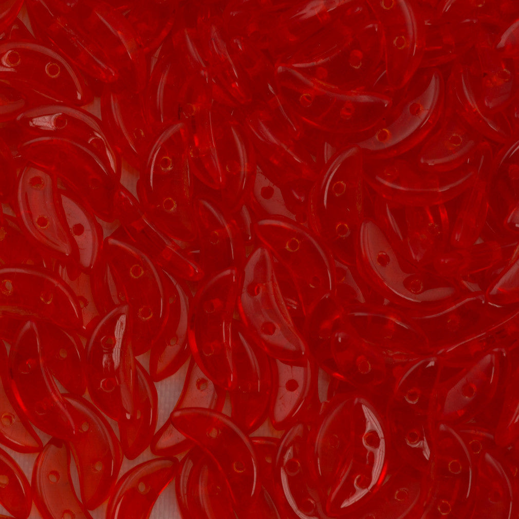 CzechMates 3x10mm Two Hole Crescent Hyacinth Beads 15g (90040)